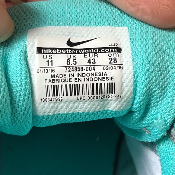 NIKE Flex Trainer 5 Dover Grey/Volt/Lght Aw/TI TNT Training Shoes Size 11 - Picture 12 of 14